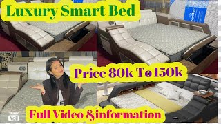 luxury Smart BedSmart bed in nepalModuler bed price in nepalbed design sizepriceamp details [upl. by Trevor]