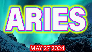 Aries♈️🤑TODAY IS YOUR LUCKY DAY🤑💚✅ARIES Horoscope for today MAY 27 2024 ♈️ARIES [upl. by Imray]