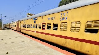 WDP4D Locomotive at Full Speed with 17316  Velankanni  Vascodagama Express [upl. by Feld]