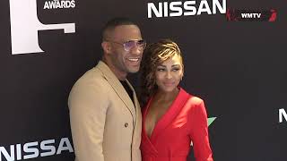 Meagan Good Devon Franklin arrive at 2019 BET Awards [upl. by Kulsrud]