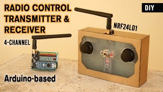 Build an Arduino Radio Transmitter amp Receiver for RC Aircraft amp Vehicles [upl. by Malvino]