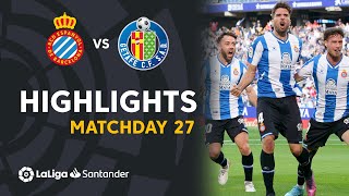 Resumen de RCD Espanyol vs Getafe CF 20 [upl. by Anitsrik525]