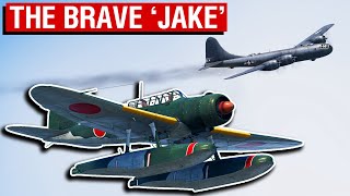 The Japanese Floatplane That Fought A B29  Aichi E13A Jake Aircraft Overview 81 [upl. by Hsekin]