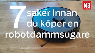 Robotdammsugare 7 tips innan du köper [upl. by Bekah692]