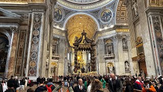 Pueri Cantores Rome 2023 New Year’s Day Papal Mass Offertorio Hymn [upl. by Gaal]