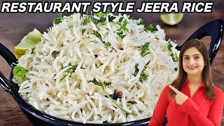 How To Make Perfect Jeera Rice  Flavoured Cumin Rice  Easy Restaurant Style Jeera Rice Recipe [upl. by Einniw623]