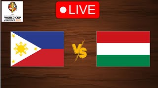 🔴 Live Philippines vs Hungary  World Cup Women 2026  Live Play By Play Scoreboard [upl. by Inge]