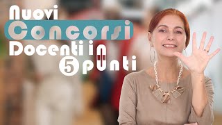 Prossimi concorsi docenti in 5 punti [upl. by Kenelm]