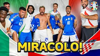 MIRACOLO 🇭🇷 CROAZIA 11 ITALIA 🇮🇹  LIVE REACTION ELITES HD [upl. by Hannus]