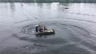 Jürgen Ks Sumpfgleiter quotAquaCraft Cajun Commander Airboatquot eine echtes Spaßgerät [upl. by Abibah]