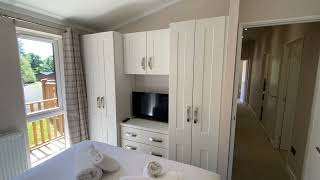 FV14 Omar Alderney Lodge BRAND NEW 4 bed Lodge for sale at Finlake  WALK ROUND [upl. by Ramirol]