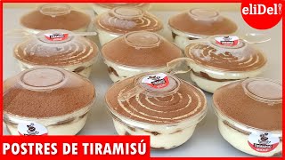 TIRAMISÚ fácil para VENDER🤑postre SIN HORNO rápido Y DELICIOSO 🤎cómo hacer TIRAMISÚ rentables [upl. by Dlorag]