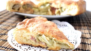 FOCACCIA MORBIDA RIPIENA CON CARCIOFI E PANCETTA [upl. by Eillac717]