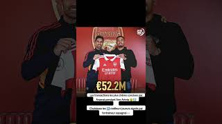 Les transactions les plus chères conclues par Arsenal pendant lère Arteta arsenal football [upl. by Enirahtac]