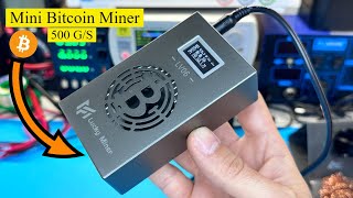 surprising  Mini Bitcoin Miner 500gs Hashrate Lucky Miner LV06 [upl. by Agem]