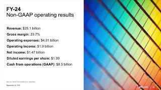 Micron Technology MU Q4 2024 Earnings Presentation [upl. by Giraldo974]