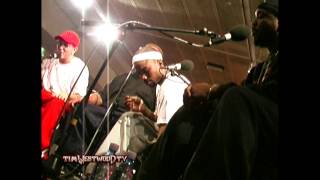 Eminem amp D12 freestyle FULL LENGTH VERSION  backstage in London 2001  Westwood [upl. by Bouzoun]