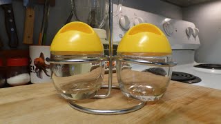 How to Poach Eggs in an Egg Coddler  Pyrex Glass made in FRANCE [upl. by Sams]