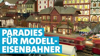 Imposant An dieser ModelleisenbahnAnlage wird seit 20 Jahren gebaut [upl. by Nylodnewg82]