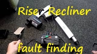 Electric Riser Recliner Fault diagnosis [upl. by Naoh7]