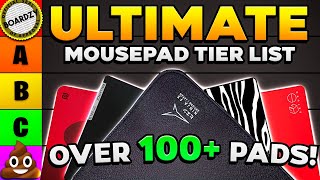 2024 ULTIMATE Gaming Mousepad Tier List 85 MOUSEPADS SHOCKING [upl. by Anuayek740]