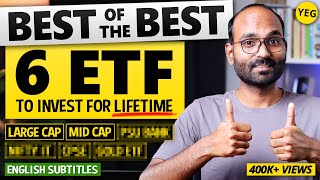 Best 6 ETFs to Invest for Long Term for Every Investor  High Volume ETF in India for Long Term [upl. by Deena319]