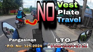 LTO NEW MEMORANDUM NO Plate NO travel  LTO MEMORANDUM 2024 update [upl. by Ashia]