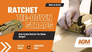 How To Use Ratchet Tie Down Straps [upl. by Dichy453]