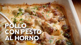 Receta pollo con pesto al horno [upl. by Ben]