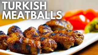 Turkish Meatballs  How to make Inegol Kofte [upl. by Niattirb751]