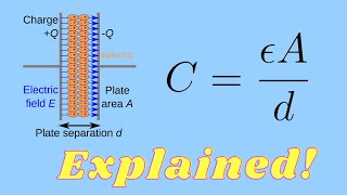 Parallel Plate Capacitor Equation Explained [upl. by Cowden]