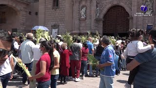 Con el Domingo de Ramos ha iniciado la Semana Santa en SLP [upl. by Evatsug929]