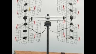 Antennas Direct DB8e 8Element Bowtie HDTV Antenna  Assembly and Installation [upl. by Nerraj540]