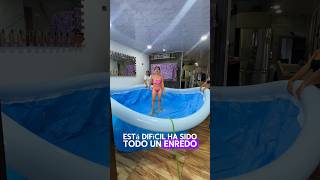 Alexa tuvo una idea junto con sus hermanos METER UNA PISCINA A LA SALA 😯🏊‍♀️ Véanlo completo [upl. by Gennaro]