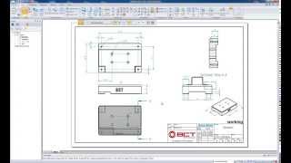 Automatic exchange of drawing templates or background sheets in Solid Edge Draft files [upl. by Ytnom]