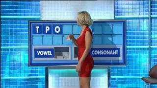 Rachel Riley  Red Dress  Hot As Hell  22Sep09 [upl. by Aikkin]