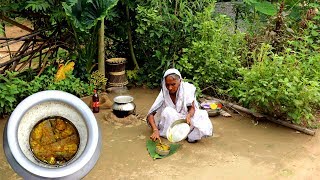 Thakumar Primitive Lunch Ideas  Foloi Bhapa Recipe  Traditional Indian Village Food [upl. by Alithea221]