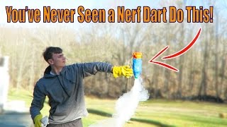 ULTIMATE NERF WAR DART MEGA NERF DART BLASTER [upl. by Rann]