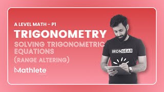 A Level Math  P1  Trigonometry  Solving Trigonometric Equations with Range Altering  Part 7 [upl. by Yeltneb]