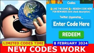 NEW CODES 🍕 Eating Simulator ROBLOX  LIMITED CODES TIME  FEBRUARY 8 2024 [upl. by Sheelagh]