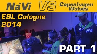 NaVi versus Copenhagen Wolves  part 1  ESL Cologne14 [upl. by Allemahs480]