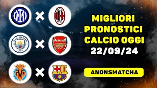 I migliori pronostici e consigli per le scommesse sul calcio di oggi Inter  Milan [upl. by Ielirol541]