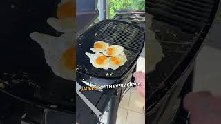 Double Yolk Jackpot 🍳 A Breakfast Surprise shorts shortsvideo [upl. by Nelleus]