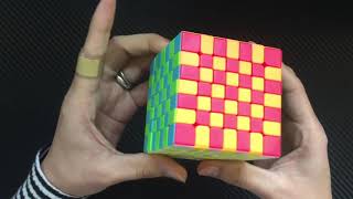 Review 7x7 QiYi QiXing Budget cube In Hindi [upl. by Laitselec]