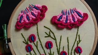 Hand Embroidery Designs  Wallmate design  Stitch and Flower121 [upl. by Will]