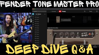 Answering Your TONE MASTER PRO Questions  Editor Deep Dive [upl. by Rabbi]