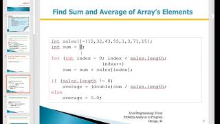 المصفوفات Arrays  جافا 1  KSU [upl. by Jack]