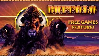 Buffalo  Free Games Feature [upl. by Ediva]