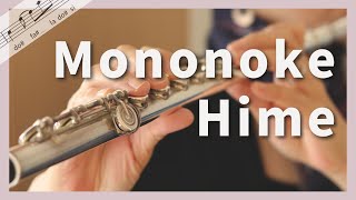 Mononoke Hime from Princess Mononoke Flute Tutorial [upl. by Mizuki]