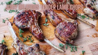 How to make juicy tender and delicious lamb chops How to marinade and cut up lamb chops [upl. by Kernan516]